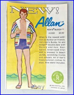 Vintage 1962 Barbie Brunette Ponytail No. 850 BOX Booklet Foldout No Doll