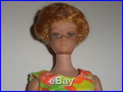 Vintage 1962 Barbie Doll Ash Blonde Bubblecut Midge Japan on Foot