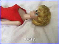 Vintage 1962 Barbie Platinum Blonde Bubble cut OSS