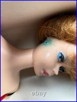 Vintage 1962 Barbie Teen Age Fashion Model Doll By Mattel Stock No 850 Red Head