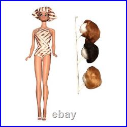 Vintage 1962 Fashion Queen Barbie Midge Doll 3 Wigs Original Swimsuit #870