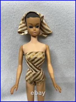 Vintage 1962 Fashion Queen Barbie Midge Doll 3 Wigs Original Swimsuit #870