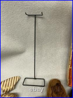 Vintage 1962 Fashion Queen Barbie Midge Doll 3 Wigs Original Swimsuit #870