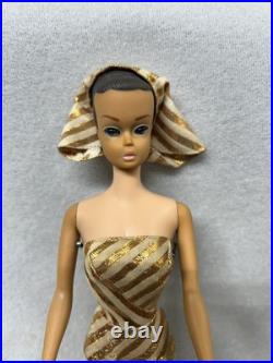 Vintage 1962 Fashion Queen Barbie Midge Doll 3 Wigs Original Swimsuit #870