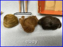 Vintage 1962 Fashion Queen Barbie Midge Doll 3 Wigs Original Swimsuit #870