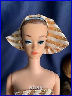 Vintage 1962 Fashion Queen Barbie Midge Doll Blue Band With 3 Wigs Japan S/S
