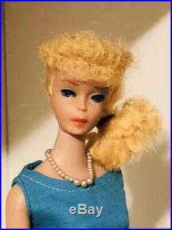 Vintage 1962 Lemon Blonde Ponytail Barbie Japan Mint