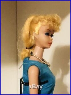 Vintage 1962 Lemon Blonde Ponytail Barbie Japan Mint