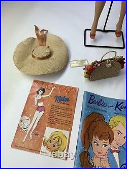 Vintage 1962 Mattel Barbie Stock 850 Brunette Bubble Cut Hair Midge Model Lot! ++