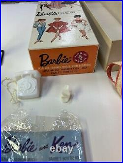 Vintage 1962 Mattel Barbie Stock 850 Brunette Bubble Cut Hair Midge Model Lot! ++