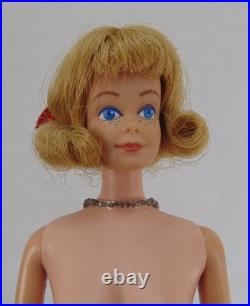 Vintage 1962 Mattel Midge Barbie Doll Freckles Strawberry Blonde Japan