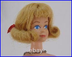 Vintage 1962 Mattel Midge Barbie Doll Freckles Strawberry Blonde Japan