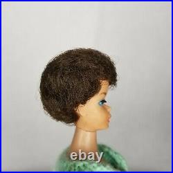 Vintage 1962 Mattel Midge Barbie in Ponytail Case Bubble Cut Clothes Accessories