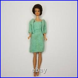 Vintage 1962 Mattel Midge Barbie in Ponytail Case Bubble Cut Clothes Accessories