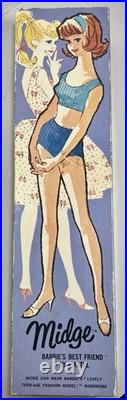 Vintage 1962 Midge- Barbie's Best Friend #860 Mattel New In Box