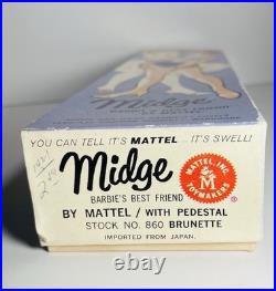Vintage 1962 Midge- Barbie's Best Friend #860 Mattel New In Box