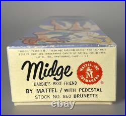 Vintage 1962 Midge- Barbie's Best Friend #860 Mattel New In Box