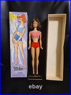 Vintage 1962 Midge Barbie's Friend Brunette #860 withOriginal Box