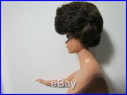 Vintage 1962 brunette bubblecut barbie doll