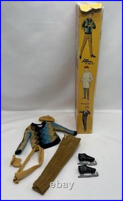 Vintage 1963 Japan Allan Doll By Mattel In Original Box With 4 Outfits