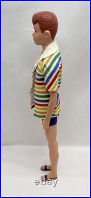 Vintage 1963 Japan Allan Doll By Mattel In Original Box With 4 Outfits