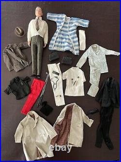 Vintage 1963 Remco Dr. John Littlechap Lot Of Doll & 6 Outfits