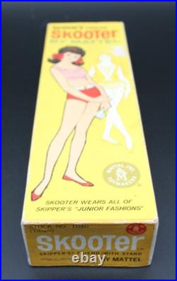 Vintage 1963 SKOOTER (Skipper's Friend) By Mattel #1040 with Box Japan Vintage 1963 SKOOTER (Skipper's Friend) By Mattel #1040 with Box Japan