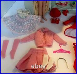 Vintage 1963 Skipper/Scooter Doll's Mattel with Carrying Case Accessories