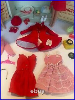 Vintage 1963 Skipper/Scooter Doll's Mattel with Carrying Case Accessories
