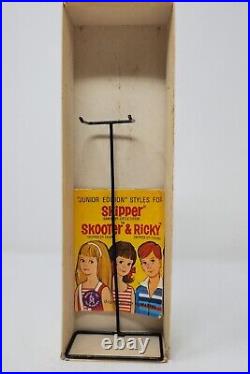 Vintage 1963 Skooter Barbie Doll #1040 Orig Box with Stand Swimsuit & Booklet