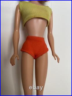 Vintage 1964 Bendable Leg Allan & Straight Leg Midge Barbie Doll Mattel