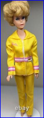 Vintage 1964 European Side Part Bubble Cut Barbie OSS Blonde Butter Lips