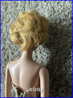 Vintage 1964 Mattel Barbie Europe Side Part Ash Blonde Beautiful