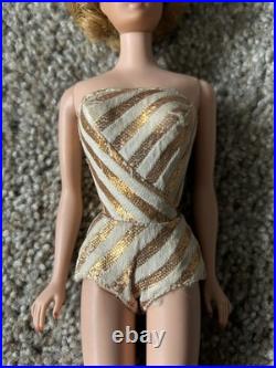 Vintage 1964 Mattel Barbie Europe Side Part Ash Blonde Beautiful