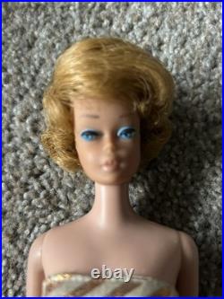 Vintage 1964 Mattel Barbie Europe Side Part Ash Blonde Beautiful