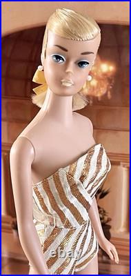 Vintage 1964 Platinum Blonde Swirl Ponytail Barbie Doll In Vintage Swimsuit Vintage 1964 Platinum Blonde Swirl Ponytail Barbie Doll In Vintage Swimsuit