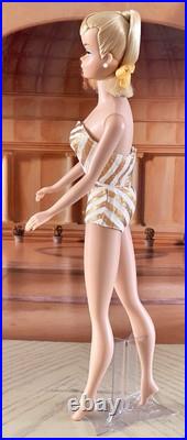 Vintage 1964 Platinum Blonde Swirl Ponytail Barbie Doll In Vintage Swimsuit Vintage 1964 Platinum Blonde Swirl Ponytail Barbie Doll In Vintage Swimsuit