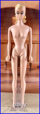 Vintage 1964 Platinum Blonde Swirl Ponytail Barbie Doll In Vintage Swimsuit Vintage 1964 Platinum Blonde Swirl Ponytail Barbie Doll In Vintage Swimsuit