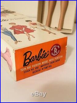 Vintage 1964 Redhead Swirl Ponytail Barbie Doll Model 850 Mattel Japan NRFB