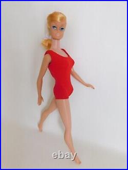 Vintage 1964 SWIRL PONYTAIL Barbie Doll no. 850 by Mattel Lemon Blonde