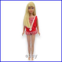 Vintage 1964 Skipper Straight Legs #950 Barbie Doll Lemon Platinum Blonde Mattel