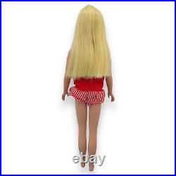 Vintage 1964 Skipper Straight Legs #950 Barbie Doll Lemon Platinum Blonde Mattel