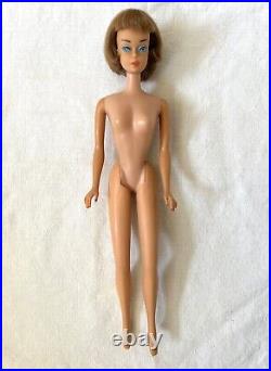 Vintage 1965 Barbie Doll Japan Mattel American Girl Ash Blonde Blue Eyes #1070