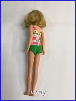 Vintage 1965 Barbie FRANCIE Brunette Bend Leg With Original Swimsuit