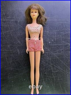 Vintage 1965 Barbie Francie Doll Brunette Hair Nice Japan
