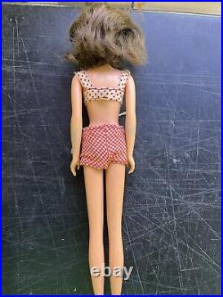 Vintage 1965 Barbie Francie Doll Brunette Hair Nice Japan