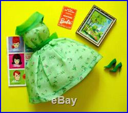 Vintage 1965 Barbie MODERN ART #1625 with Green Japan SPIKES 5 DAYS