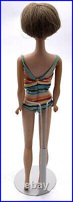 Vintage 1965 Bendable Leg Midge Barbie Doll in Original Swimsuit #1080