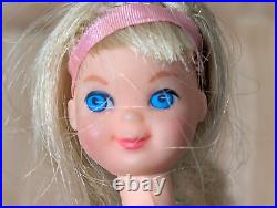 Vintage 1965 Mattel TUTTI Doll Barbies Little Sister With Original Clothing, Shoes