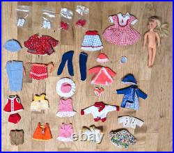 Vintage 1965 Mattel TUTTI Doll Barbies Little Sister With Original Clothing, Shoes
